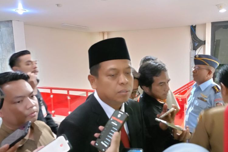 Sekda DKI Jakarta Joko Agus Setyono saat ditemui di Gedung DPRD DKI Jakarta, Senin (8/1/2024).