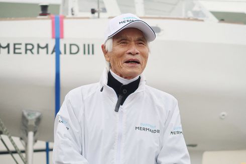 Pria Jepang Ini Jadi Orang Tertua yang Berlayar Sendirian di Samudra Pasifik