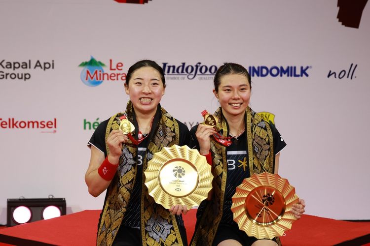 Kim So Yeong/Kong Hee Yong sukses menjadi juara di turnamen BWF World Tour Finals 2021 di Nusa Dua, Bali.