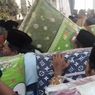 Ramai Hajatan Pernikahan di Sidoarjo, Tamu Undangan Diberi Kasur Lipat
