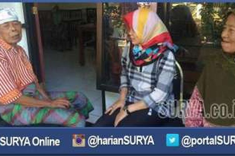 Samanto saat berada di Griya Werda, kelolaan Dinas Sosial Kota Surabaya, Jumat (8/7/2016). 