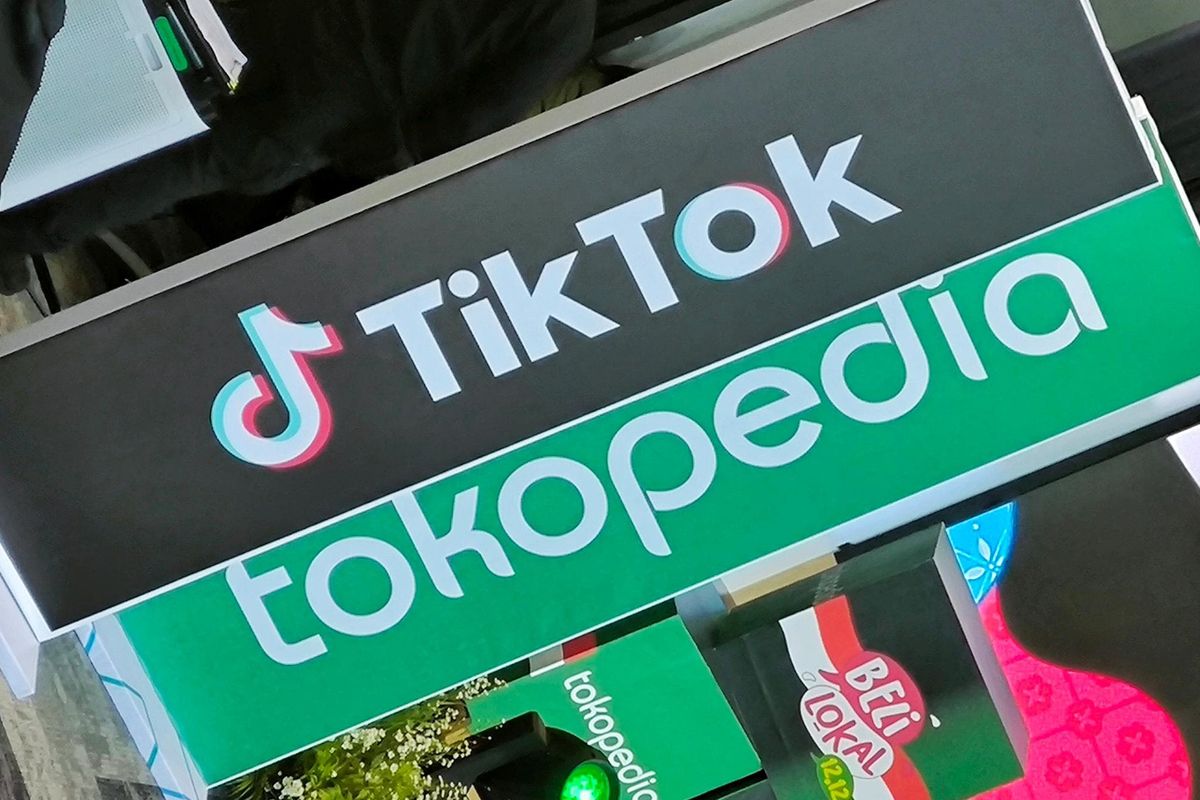 Ilustrasi TikTok-Tokopedia.