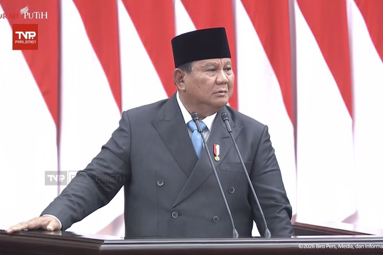 7 Poin Penting Pidato Prabowo di Rapat Paripurna DPR Hari Ini