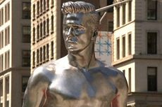Los Angeles Bangun Patung David Beckham
