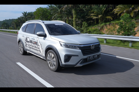 Honda BR-V Tembus Rute Pekanbaru - Rantauprapat, Dapat 16,1 Kpl