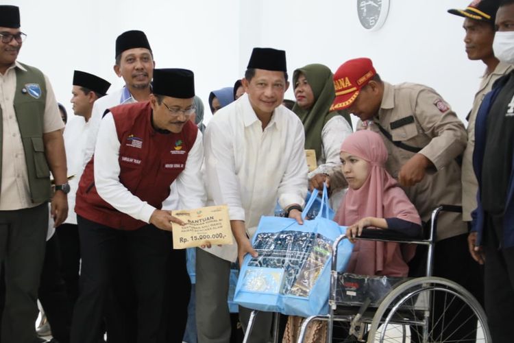 Semarakkan Ramadhan, Kasatgas Tito Salurkan Bantuan untuk Puluhan Ribu Korban Bencana di Pidie Jaya