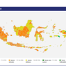 Daftar Lengkap Zona Merah Covid-19 di Wilayah Jawa dan Sumatera