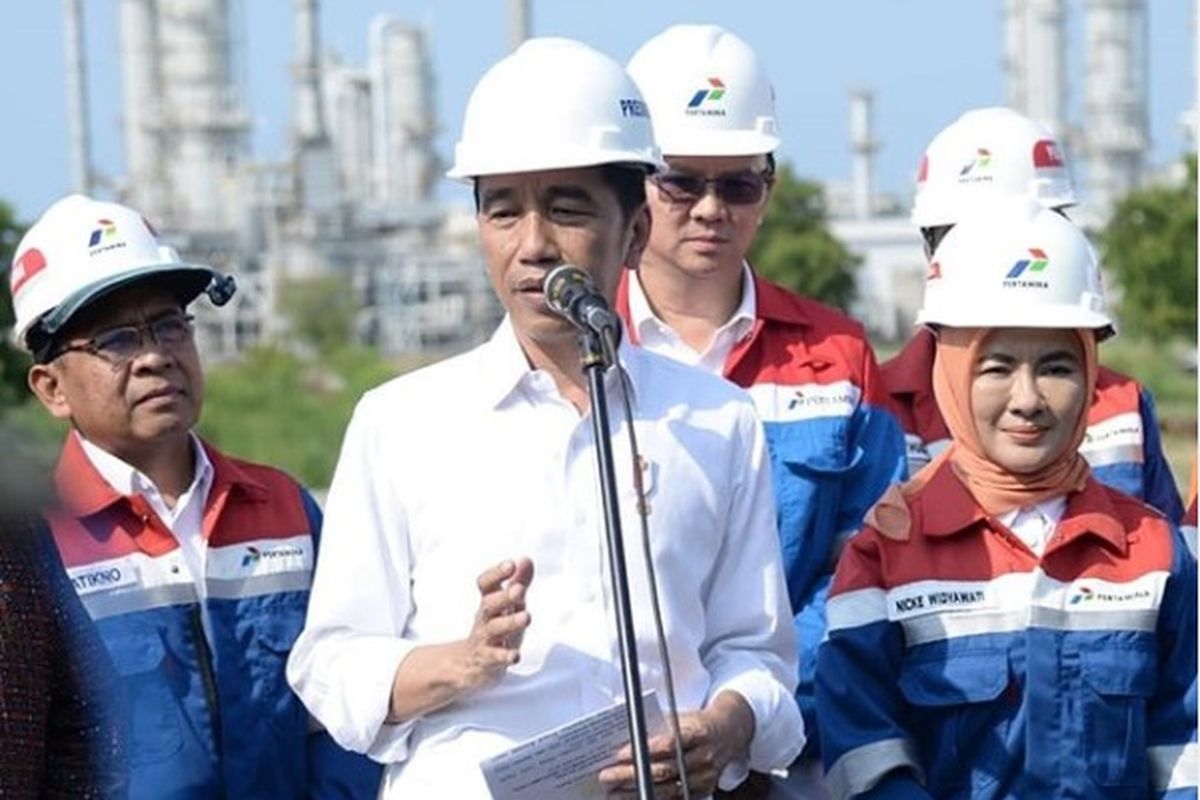 Jokowi dan Ahok di kilang TPPI Tuban
