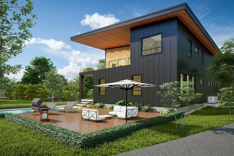 Mengecat Eksterior Rumah dengan Warna Gelap Bikin Panas