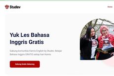 Studev, Startup Asal Yogya Beri Program Belajar Bahasa Inggris Gratis