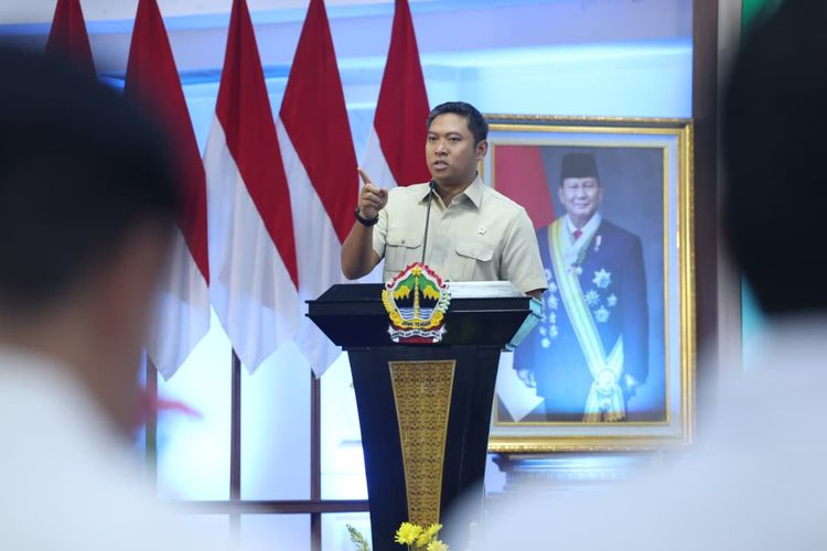 Wamentan Sudaryono dalam Gala Dinner Tani Merdeka yang berlangsung di Gradhika Bakti Praja, Semarang, Jawa Tengah, Sabtu (29/11/25).