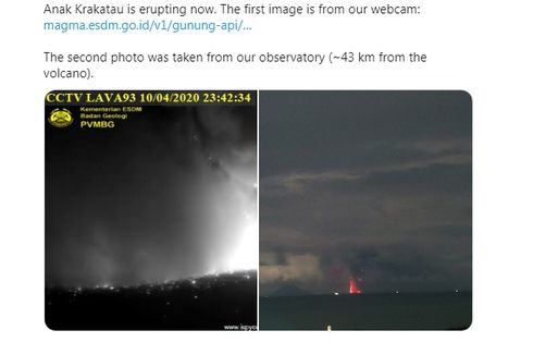 Erupsi Gunung Anak Krakatau, Dentuman Aneh Terdengar dari Jakarta hingga Bogor