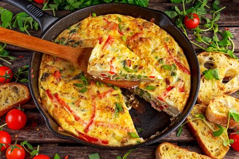 Resep Frittata Tahu Bayam, Menu Sarapan Simple Ala Italia