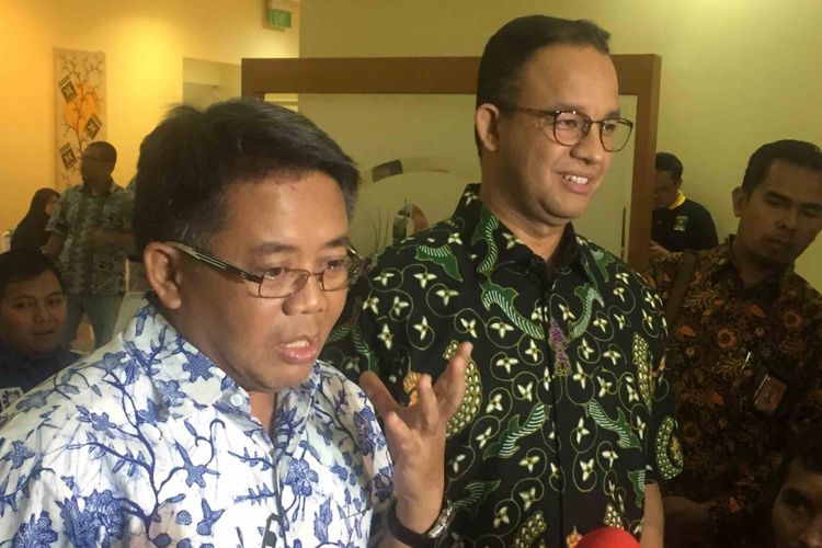 Gubernur DKI Jakarta Anies Baswedan dan Presiden PKS Sohibul Iman mengadakan pertemun tertutup di Kantor DPP PKS, Pasar Minggu, Jakarta Selatan, Sabtu (14/7/2018).