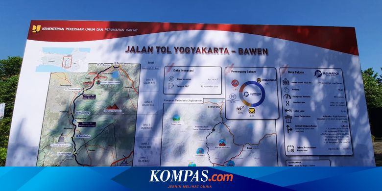 Dokumen Trase Tol Yogyakarta-Bawen Mengalami Revisi