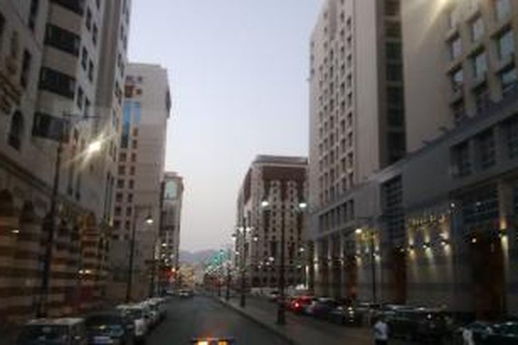 Salah satu ruas jalan di Kota Madinah, Arab Saudi.