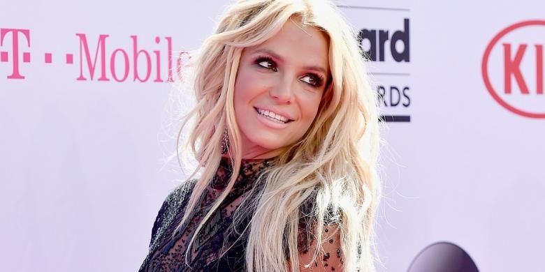 Penyanyi Britney Spears menghadiri Billboard Music Awards 2016 yang digelar di T-Mobile Arena di Las Vegas, Nevada, Minggu (22/5/2016).