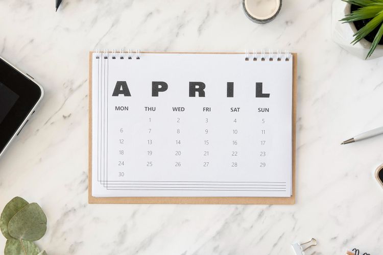 Bulan April pada Kalender Masehi