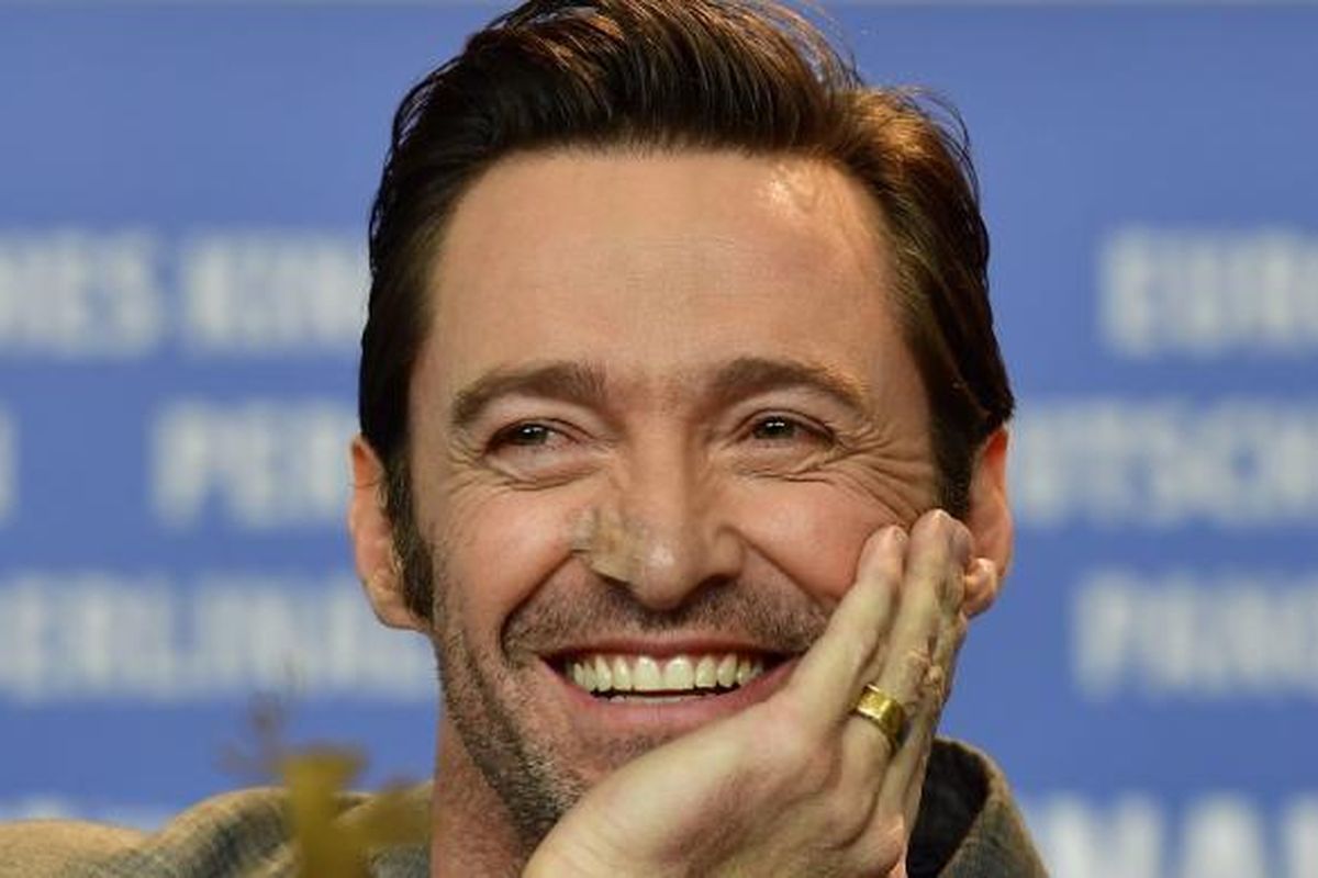 Aktor Australia Hugh Jackman menghadiri konferensi pers film Logan di festival film Berlinale ke-67 di Berlin, Jerman, pada 17 Februari 2017.