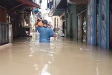 Kali Ciliwung Meluap, Banjir Satu Meter Rendam Kebon Pala