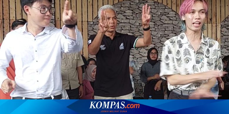 Momen Ganjar Belajar Joget Saat Temui Pembuat Konten di Purbalingga