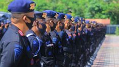 200 Personel Brimob Polda Sulut BKO ke Polda Metro Jaya