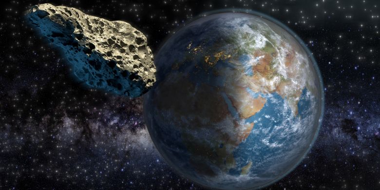 Ilustrasi asteroid