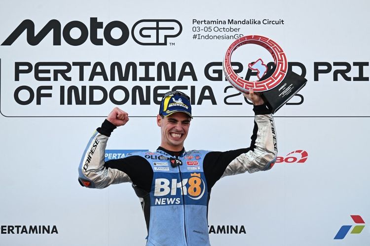 Kata Fermin Aldeguer Usai Menang dan Ukir Rekor di MotoGP Mandalika 2025