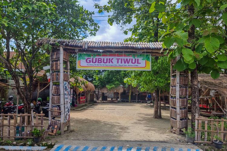 Gubug Tiwul di Desa Ngerangan, Klaten, Jawa Tengah.