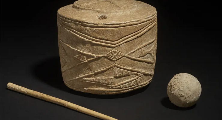Drum Berusia 5.000 Tahun Jadi Temuan Seni Terpenting dalam Satu Abad Terakhir
