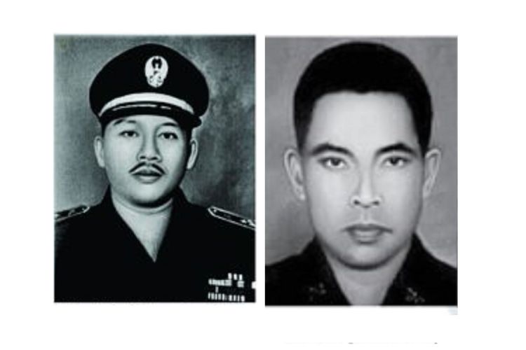 Brigjen Katamso dan Kolonel Sugiyono, dua sosok perwira yang gugur dalam peristiwa G30S di Yogyakarta.