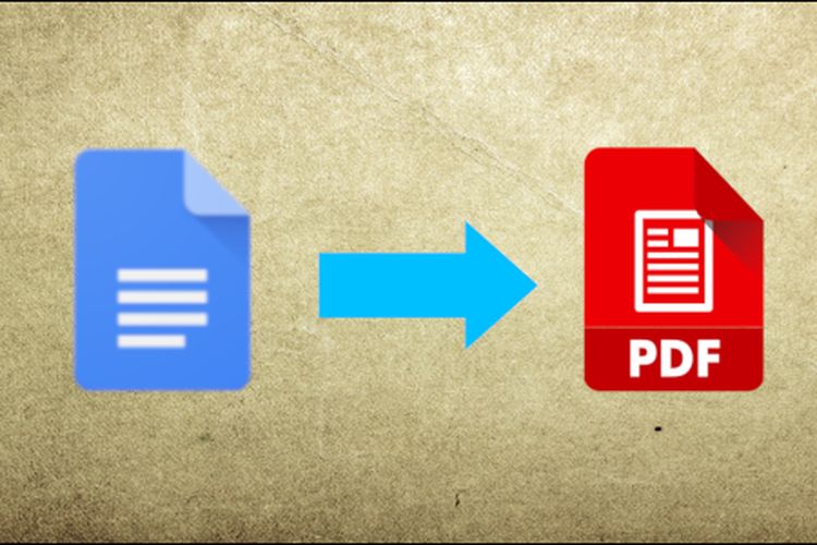 Ilustrasi cara mengubah file .docs ke PDF.