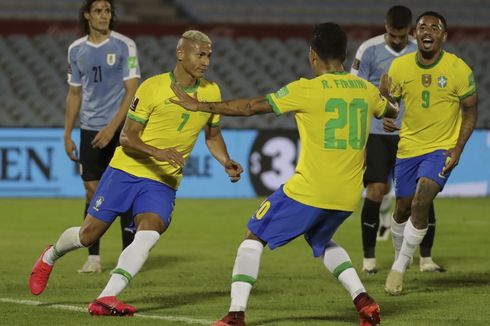 Hasil dan Klasemen Kualifikasi Piala Dunia 2022, Brasil Nyaman di Puncak 
