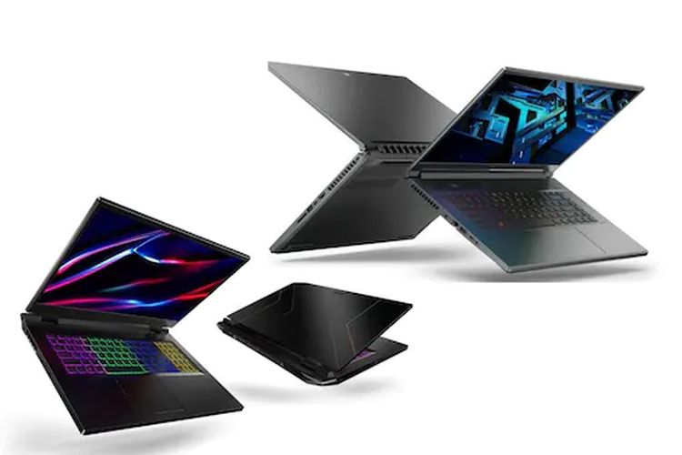 Jajaran laptop gaming terbaru Acer dengan prosesor Intel Core generasi ke-12.