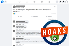 Misinformasi, Restoran Cepat Saji Gunakan Daging Buatan Lab