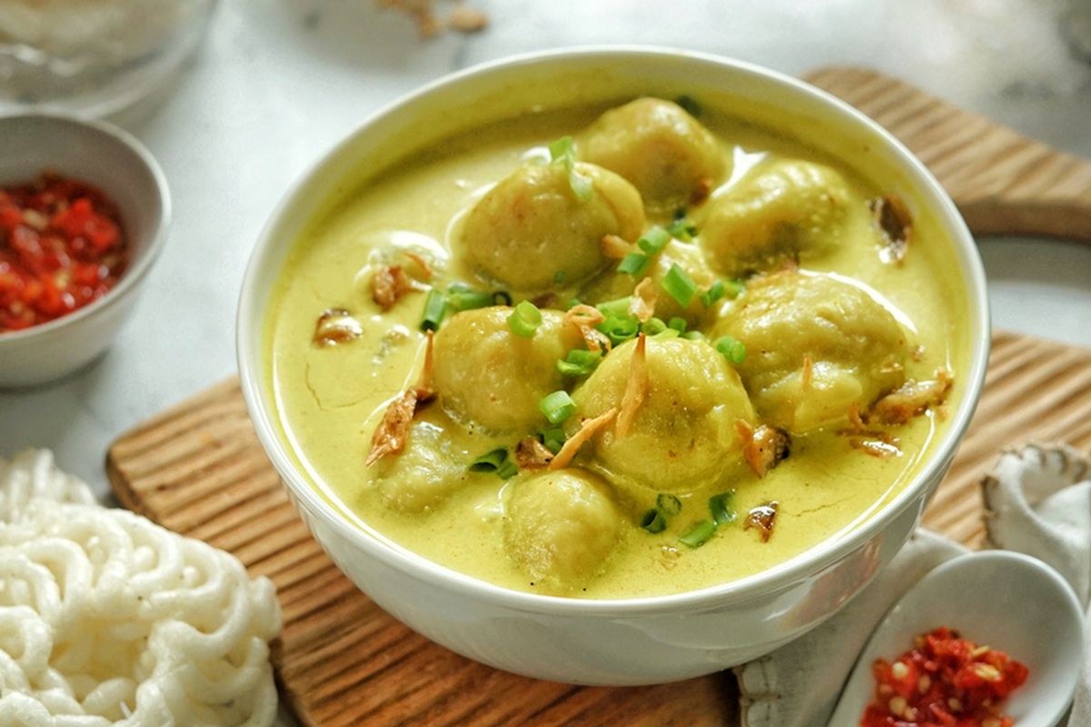 Resep Celimpungan Ikan Tenggiri, Mirip Pempek dengan Kuah Santan Berbumbu