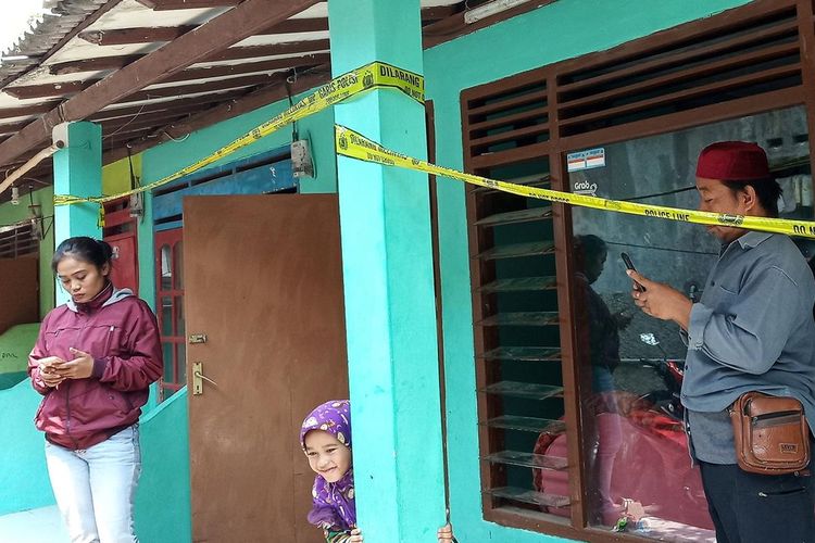 Kontrakan milik kakek FAN di Kecamatan Megamendung Puncak Bogor, Rabu (3/7/2019)