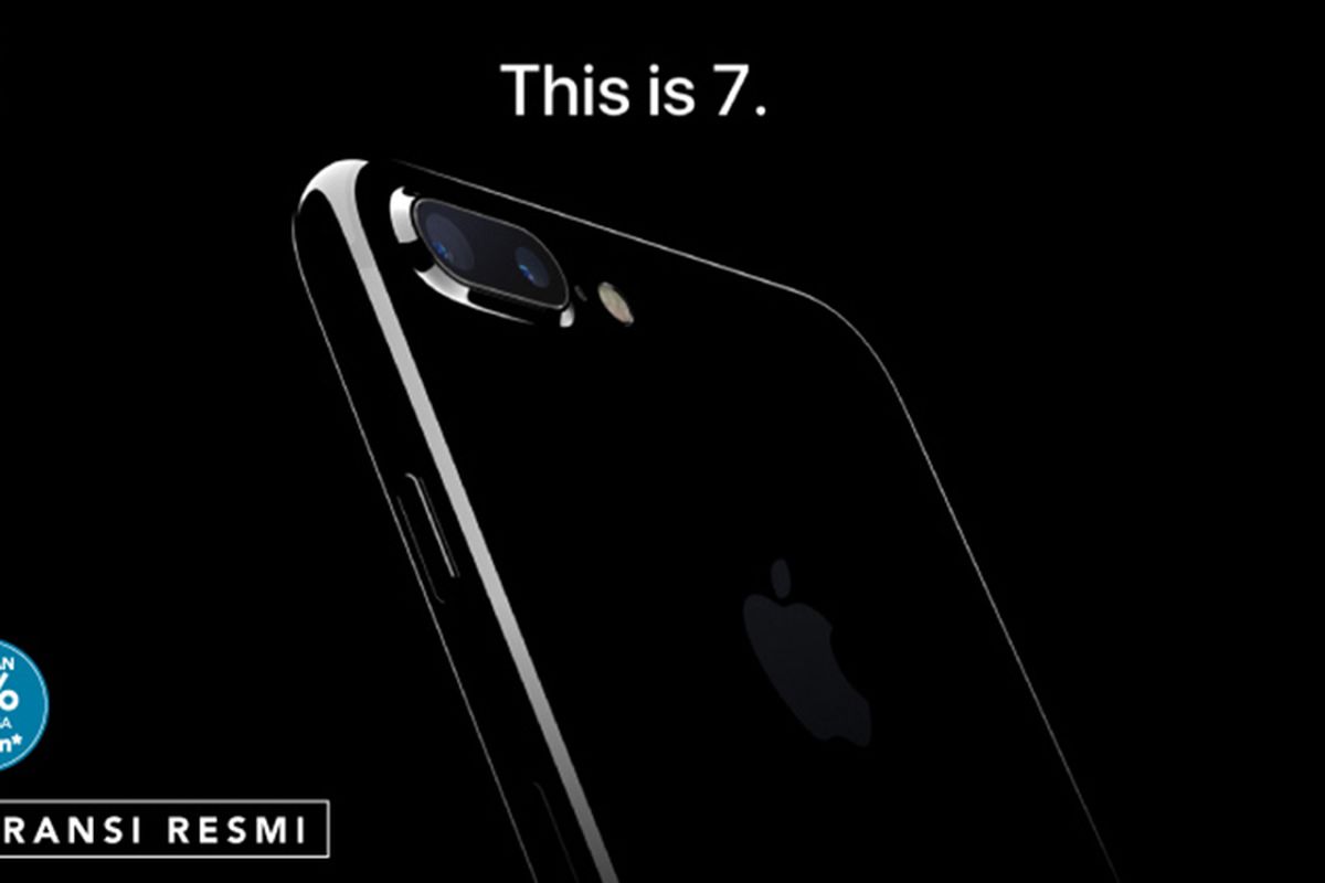 Gambar iPhone 7 di situs pre-order Blibli