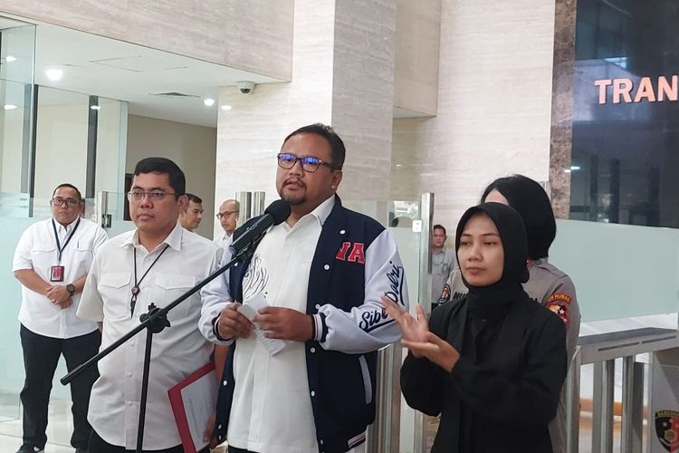 Direktur Tindak Pidana Siber Bareskrim Polri Brigjen Adi Vivid Agustiadi Bachtiar di Mabes Polri, Jakarta, Selasa (30/8/2023).