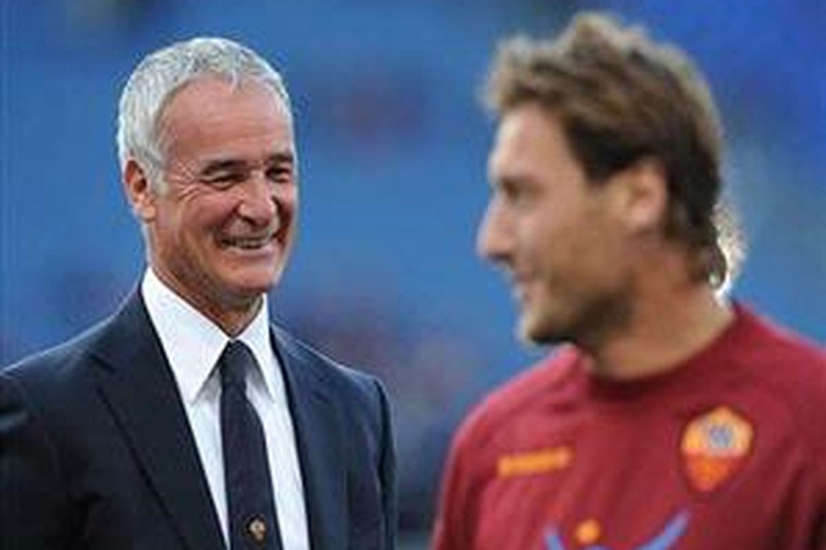Ranieri dan Francesco Totti.