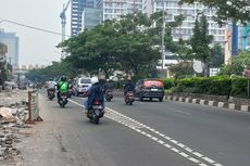Separator Jalan Margonda Dibongkar, Jalur Sepeda Motor dan Angkot Tak Lagi Dibatasi