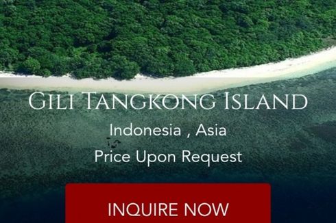 Gili Tangkong Dijual Secara Online, Pemprov NTB: Itu Hanya Ulah Spekulan...