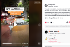 Video Honda Brio Terobos Macet Pakai Strobo dan Sirene di Malang