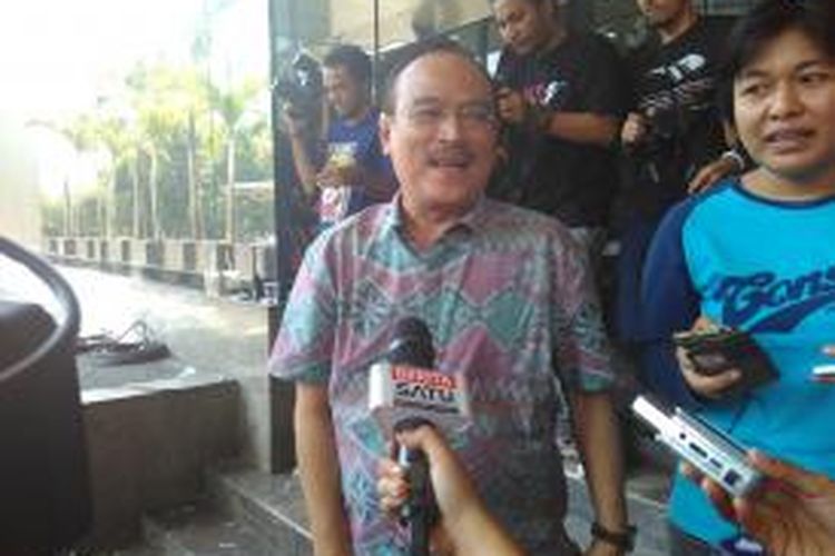 Mantan Politisi PDI Perjuangan Eros Djarot mendatangi Gedung KPK, Jakarta, Rabu (2/9/2015).