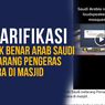 INFOGRAFIK: Muncul Misinformasi Arab Saudi Larang Pengeras Suara di Masjid