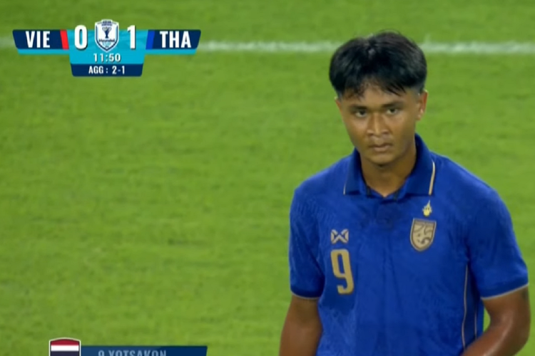 Hasil HT Vietnam Vs Thailand 0-1 (Agg 2-1): Gajah Perang Jaga Asa Juara Piala AFF 2026