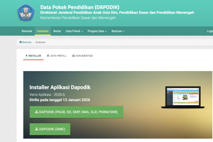 Cara Unduh Aplikasi Dapodik 2026.b beserta Link Resmi Kemendikdasmen