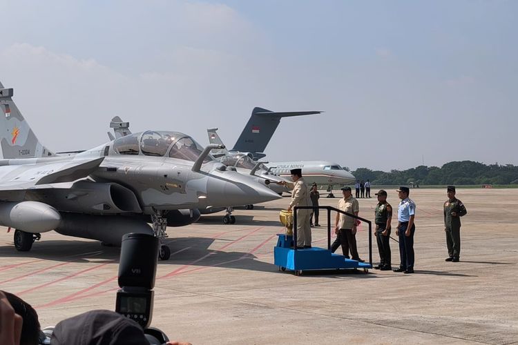 Prabowo Hadiri Penyerahan Alutsista, Ada Jet Tempur Rafale hingga Radar dan Rudal