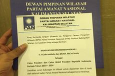 Alasan Utama DPW PAN Kalsel Alihkan Dukungan ke Jokowi-Ma'ruf