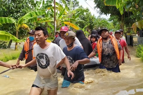 Banjir Luapan Sungai Serayu di Banyumas Surut, Pengungsi Kembali ke Rumah